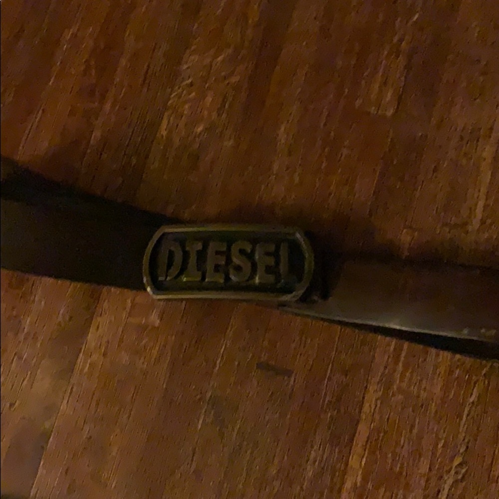 Diesel leather belt